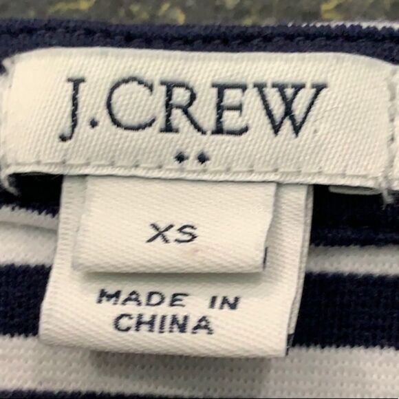 J. Crew Nautical Strip Lace-Up Dress - Picture 4 of 6
